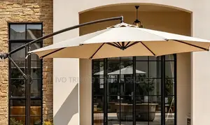 An Offset Cantilever Patio Umbrella