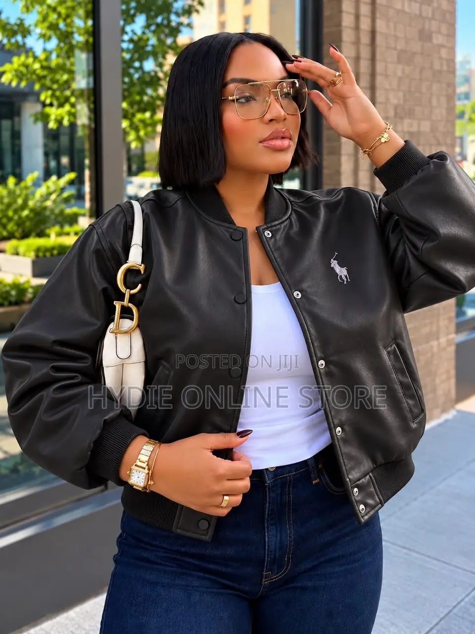 Pololeather Bomber Jacket