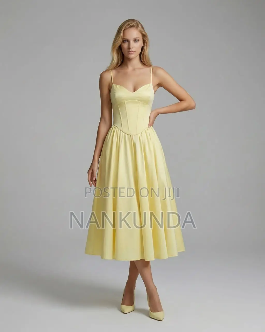 Heavy Cotton Cosset Round Dress in Stock