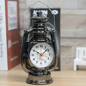 Vintage Alarm Clock Retro Oil Lamp Alarm Clock