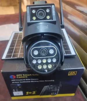 Solar Camera AOV 2 Lens Security Surveillance