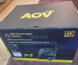 Solar Camera AOV 2 Lens Security Surveillance