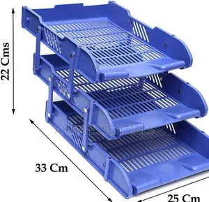 3 Tier Modern Document Tray Organizer