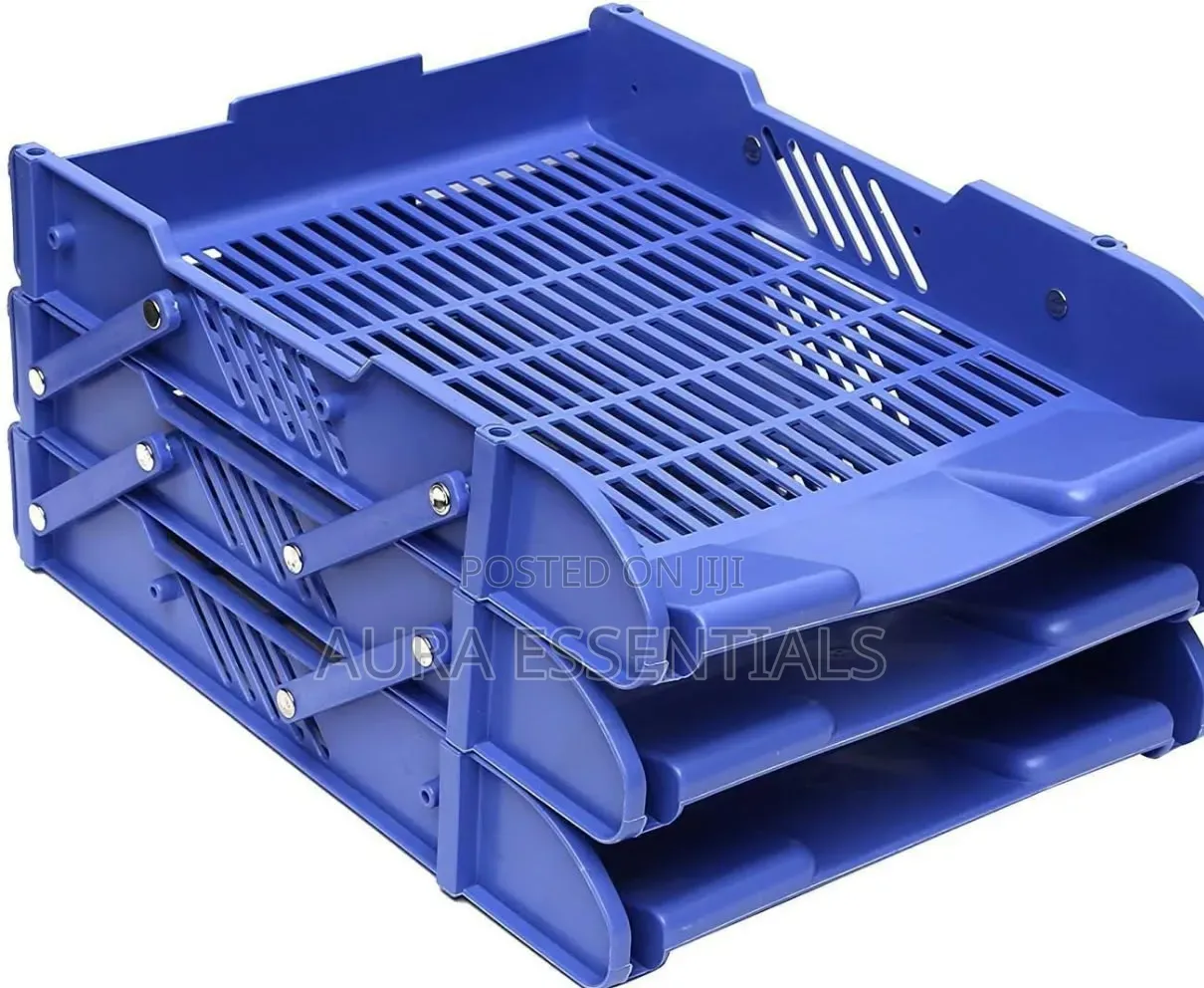 3 Tier Modern Document Tray Organizer