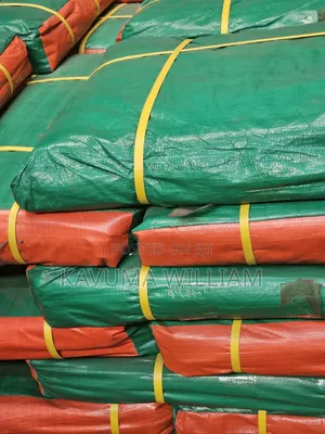 Green and Orange 6x6 Tarpaulin Available