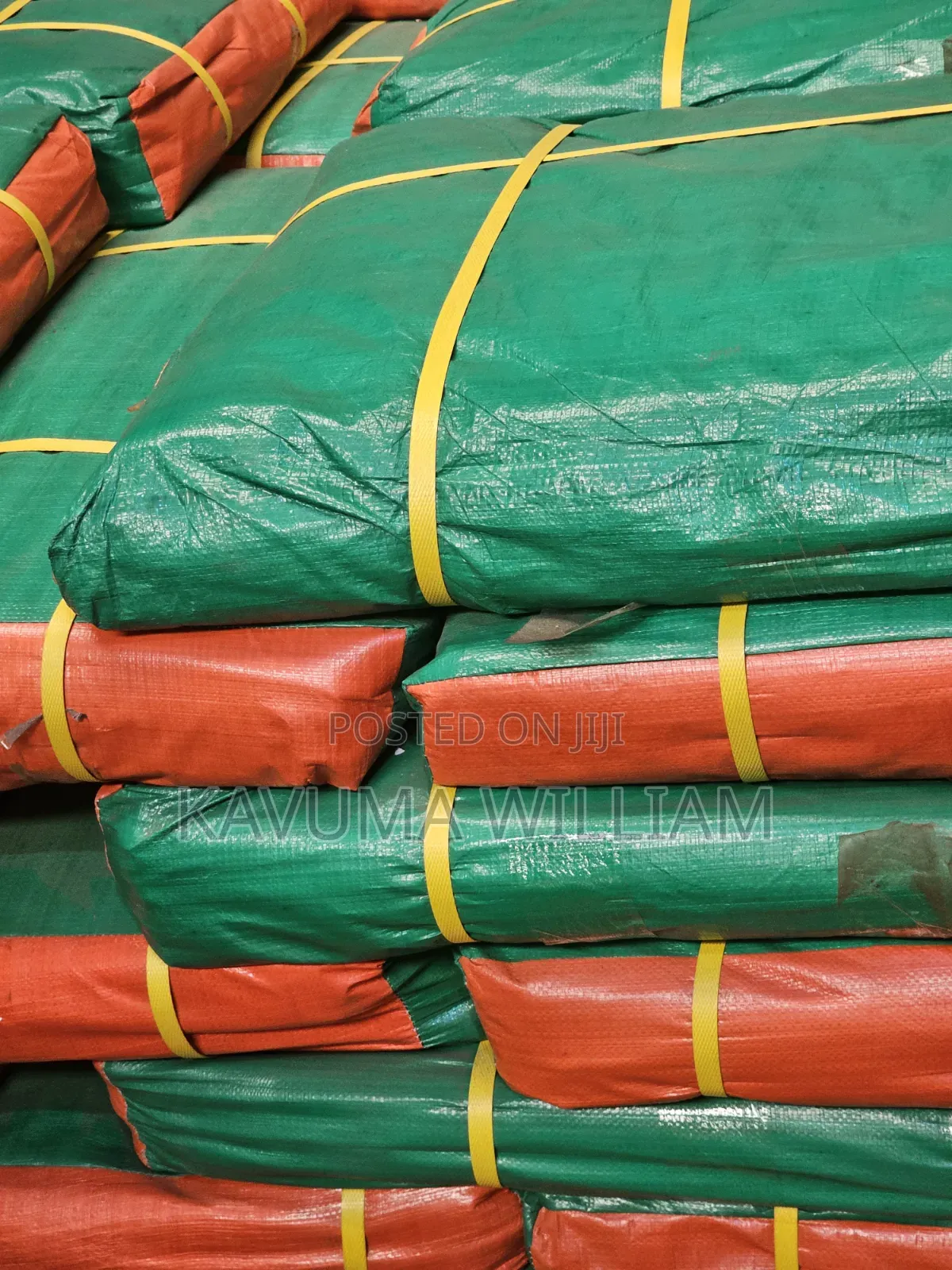 Green and Orange 6x6 Tarpaulin Available