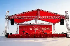 A Pitched-Roof Concert Stage Truss Rig