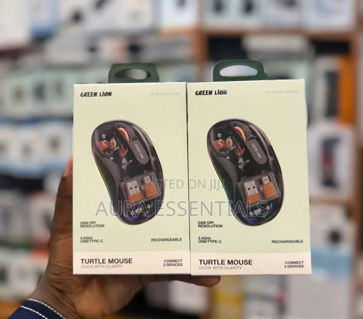 Green Lion Wireless Mouse