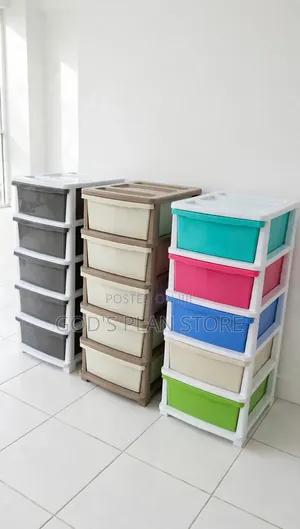 Opaque Plastic Drawers Trolley Plastic Drawers Trolley