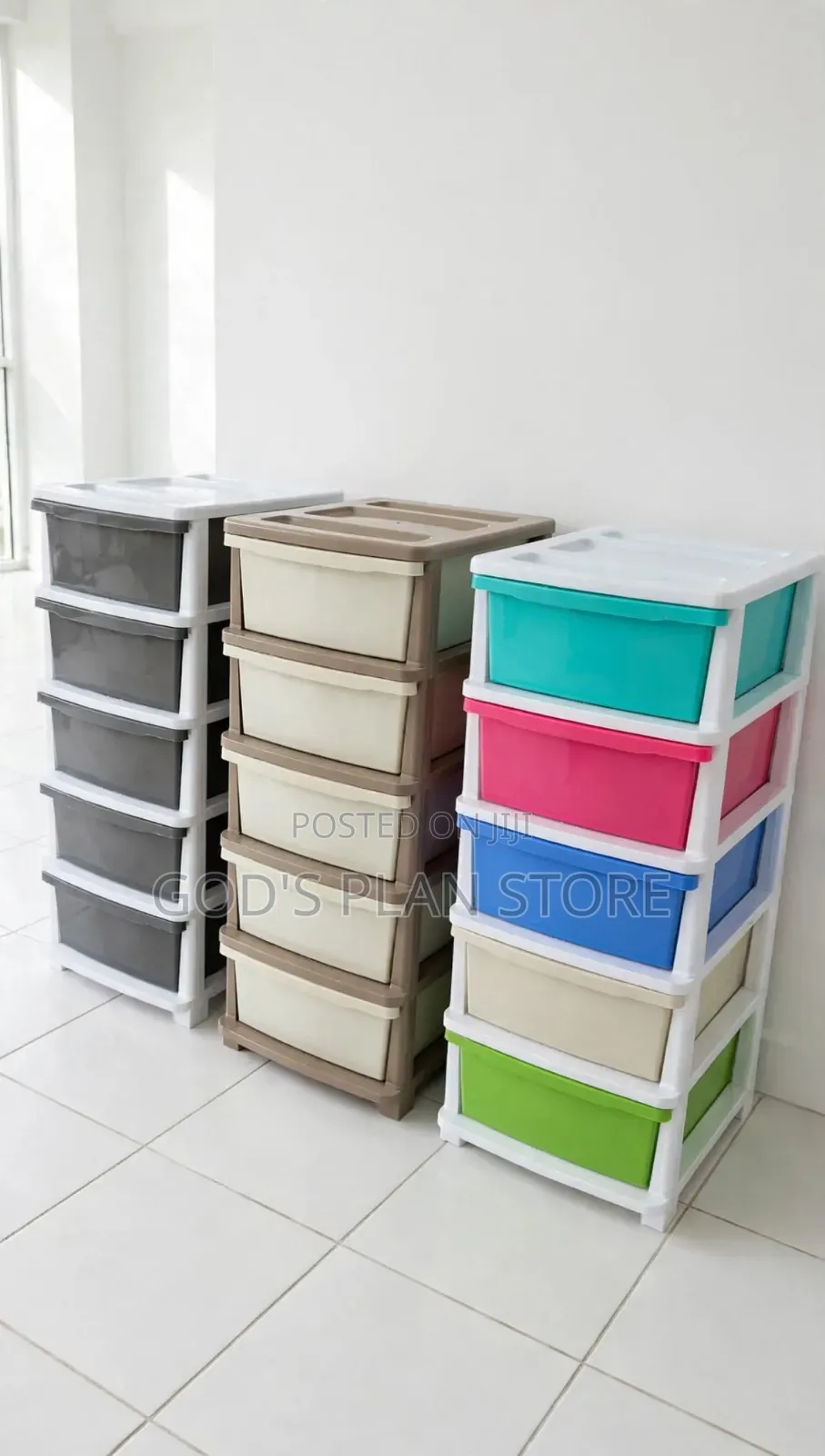 Opaque Plastic Drawers Trolley Plastic Drawers Trolley