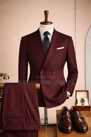 Double Breast Wine Burgundy