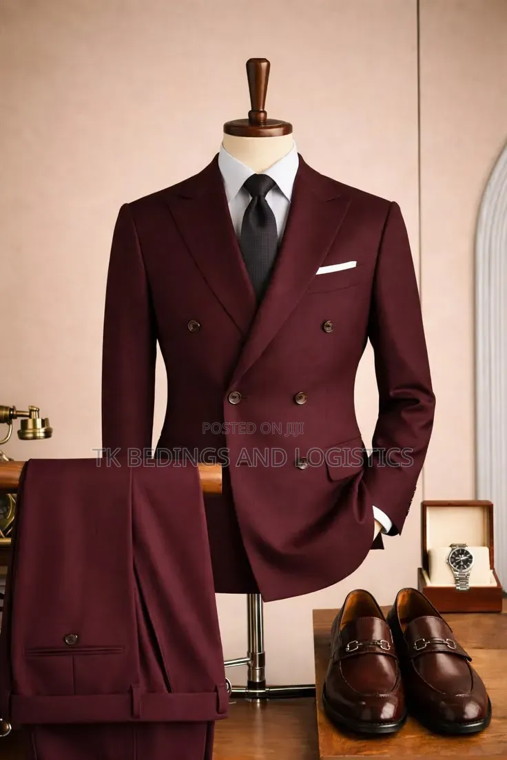 Double Breast Wine Burgundy