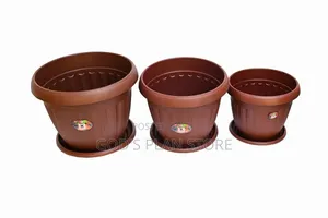 Tolox Indoor Outdoor Plastic Flower Pots Plastic Flower Pots