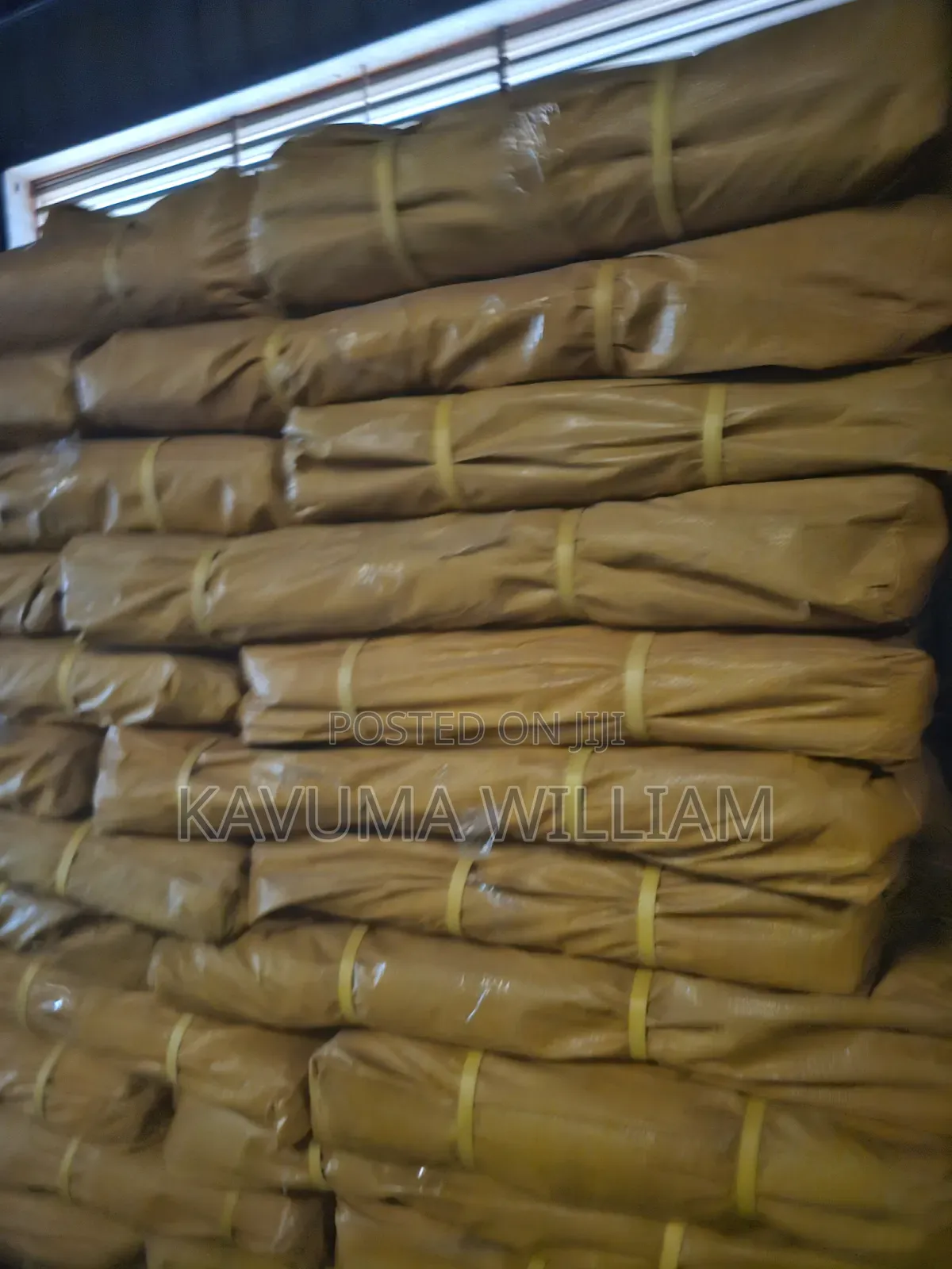 Yellow 6×6 Tarpaulin Available