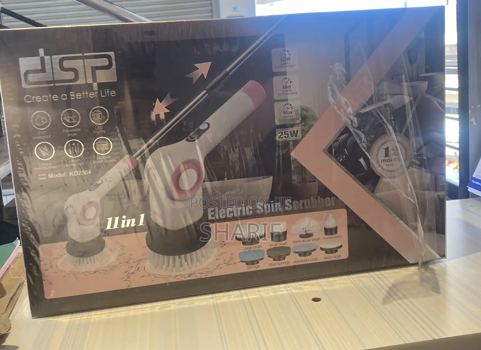 Electric Spin Scrubber