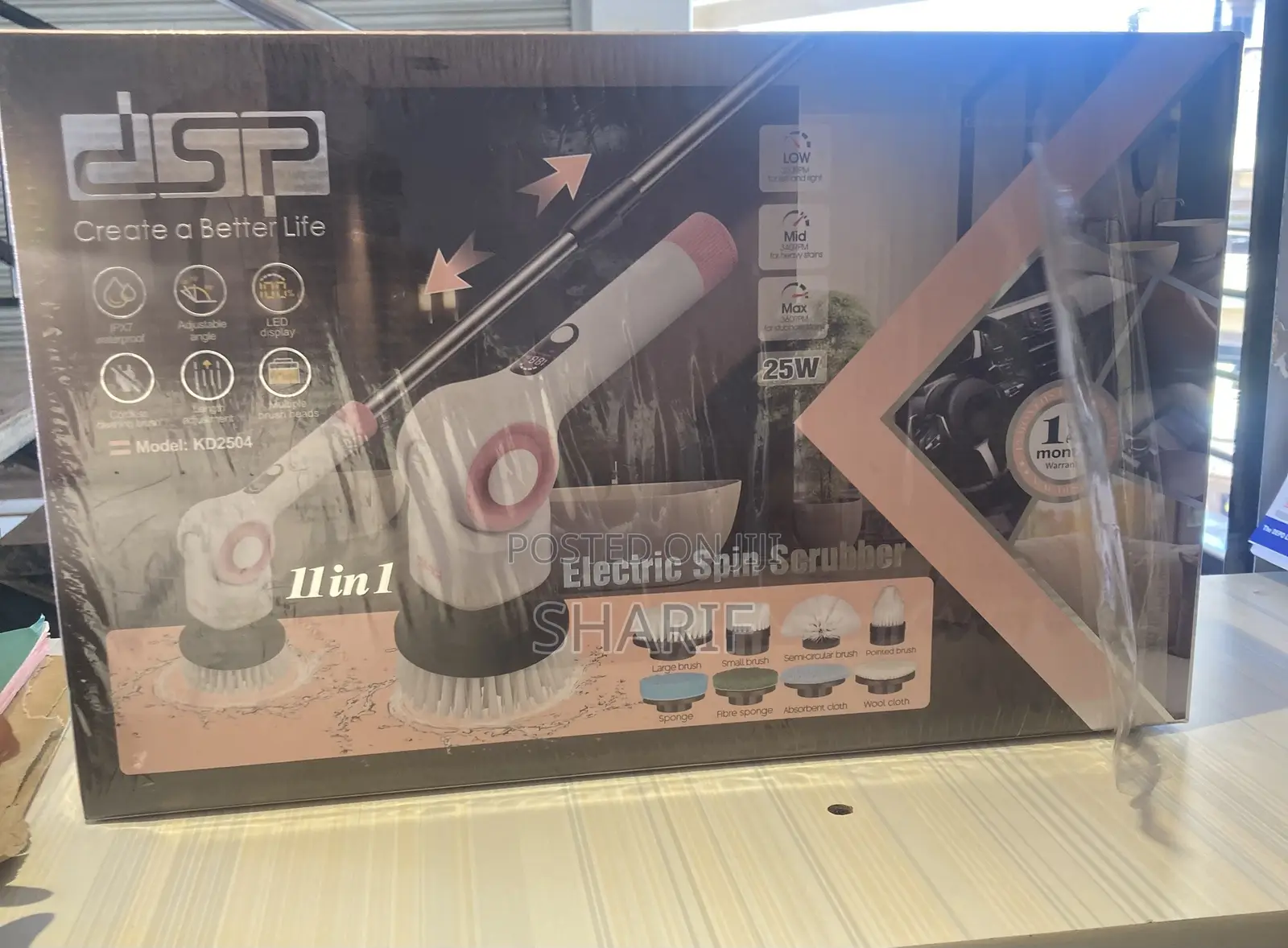 Electric Spin Scrubber