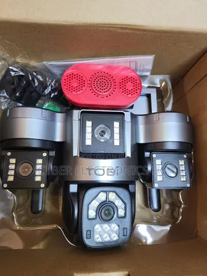AOV 3-Lens Ai Solar Camera 24-Hour Continuous Working Video Recording