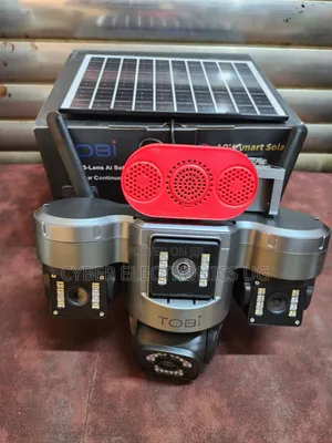 AOV 3-Lens Ai Solar Camera 24-Hour Continuous Working Video Recording
