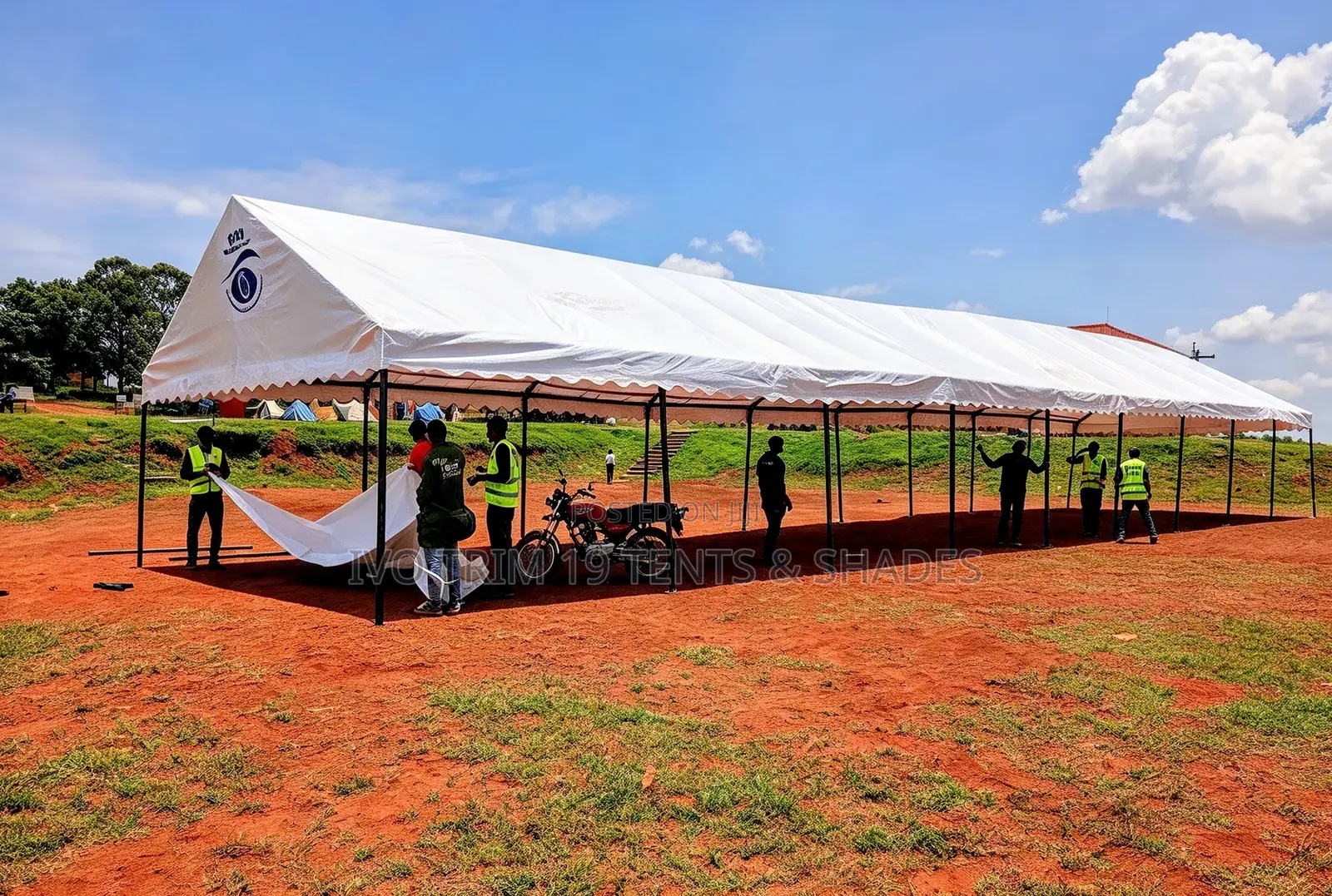 An a-Frame Clear-Span Event Tent