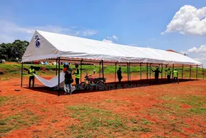 An a-Frame Clear-Span Event Tent