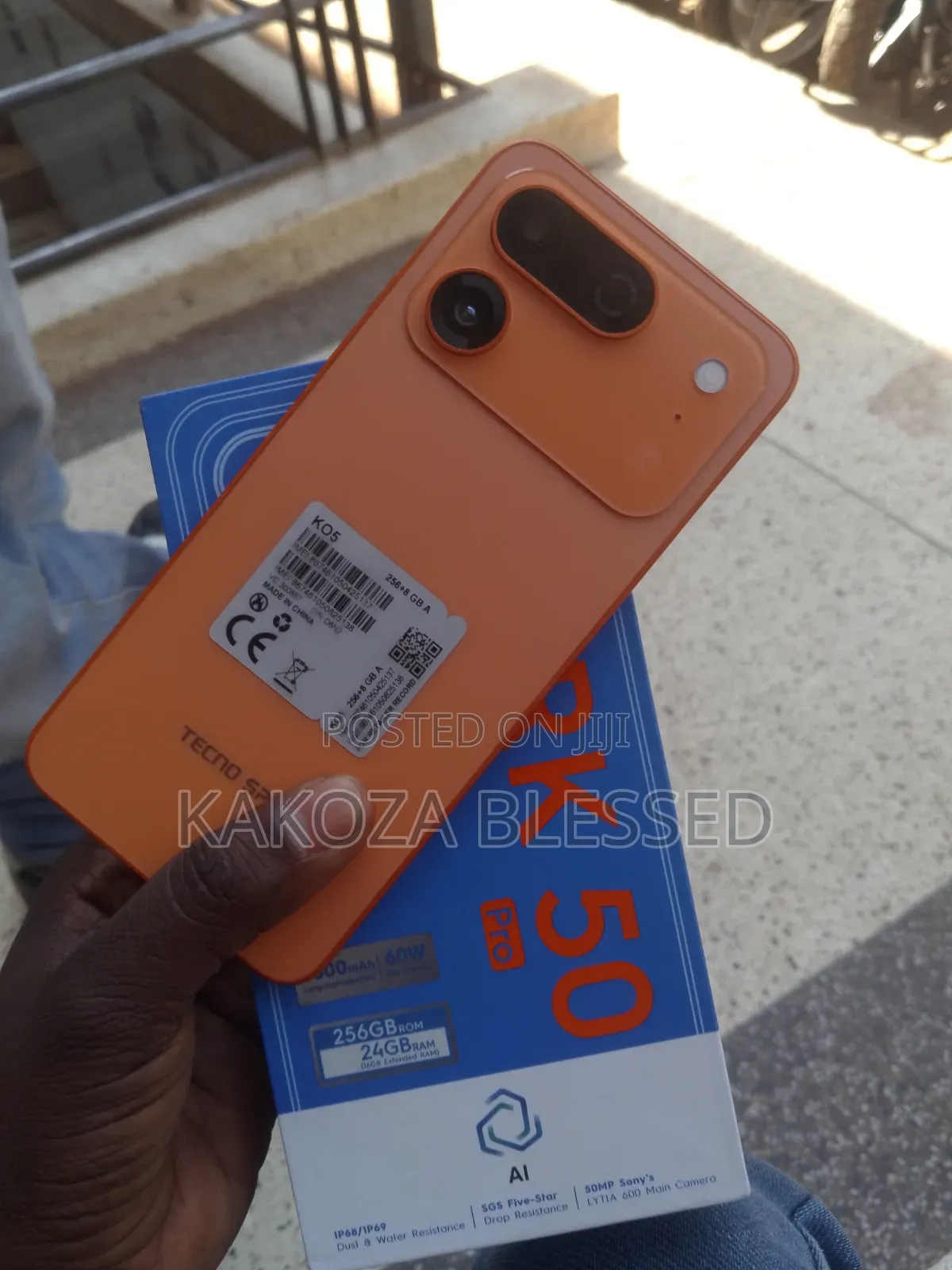 New Tecno Spark 50 Pro 256 GB Orange