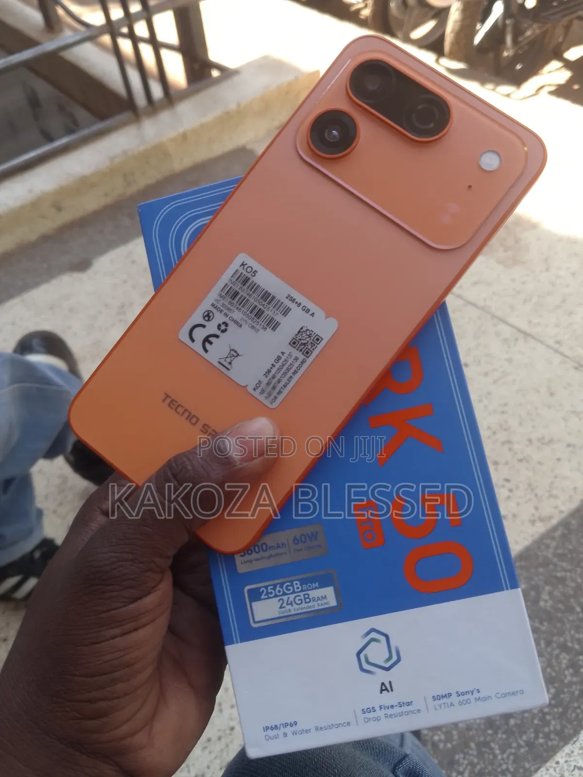 New Tecno Spark 50 Pro 256 GB Orange