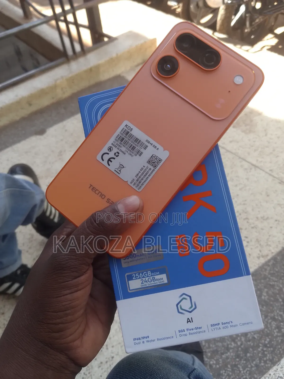 New Tecno Spark 50 Pro 256 GB Orange