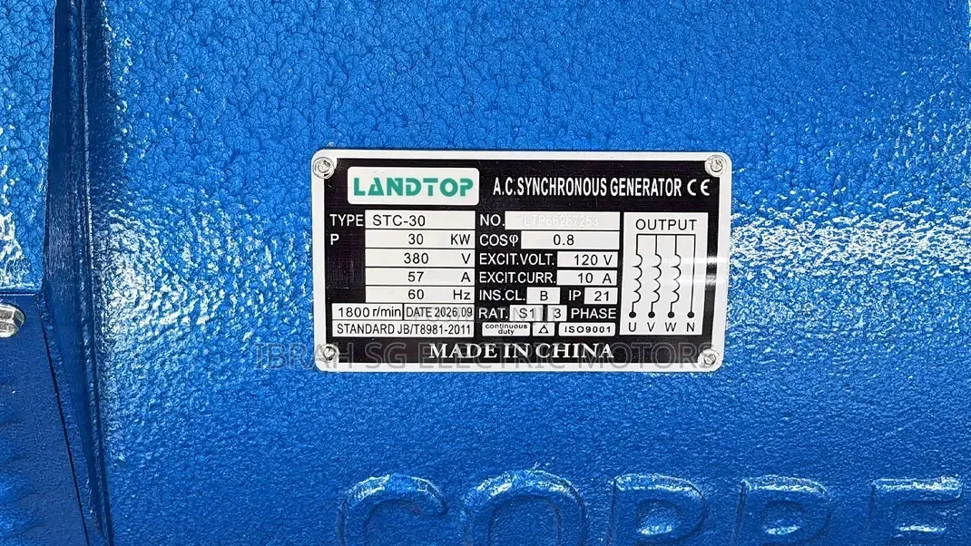 Three Phase 30kw Dynamo Alternator