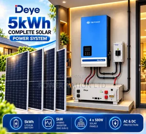 5kwh Massive Clean Energy Hybrid/Lithium Solar System