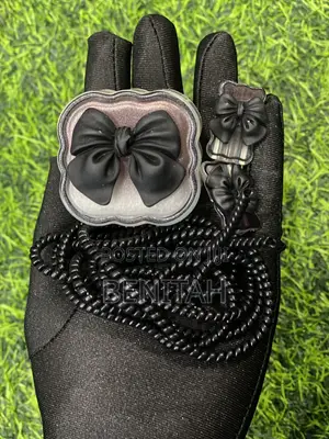 Charger Protector Cover. Black Bow