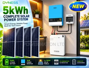 5kwh Ecosun Energy Hybrid / Lithium Solar System Full Kit