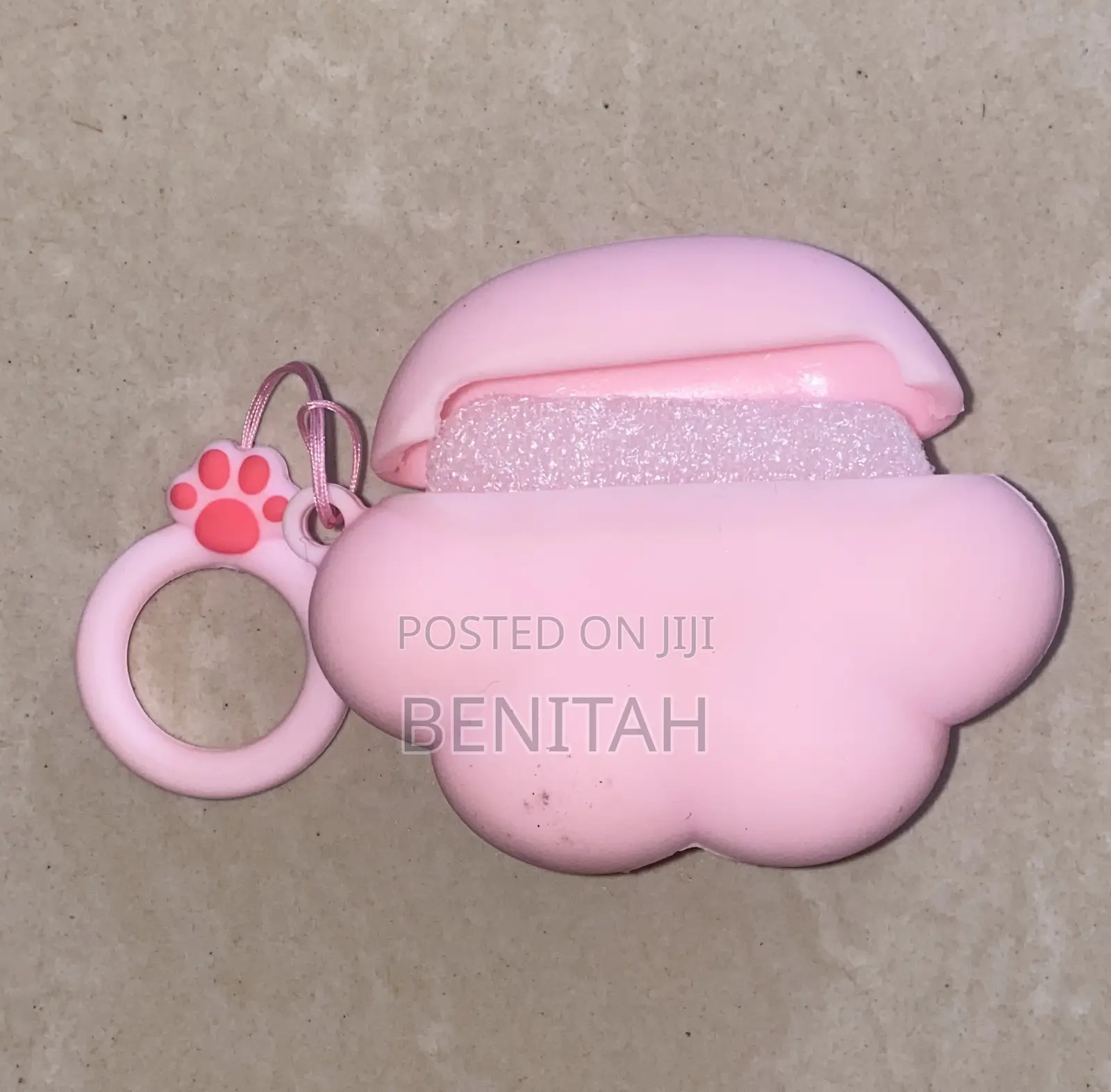 Aipods Pro Case. Pink Paw