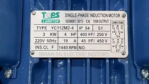 Single Phase 4hp Normal Speed Motor