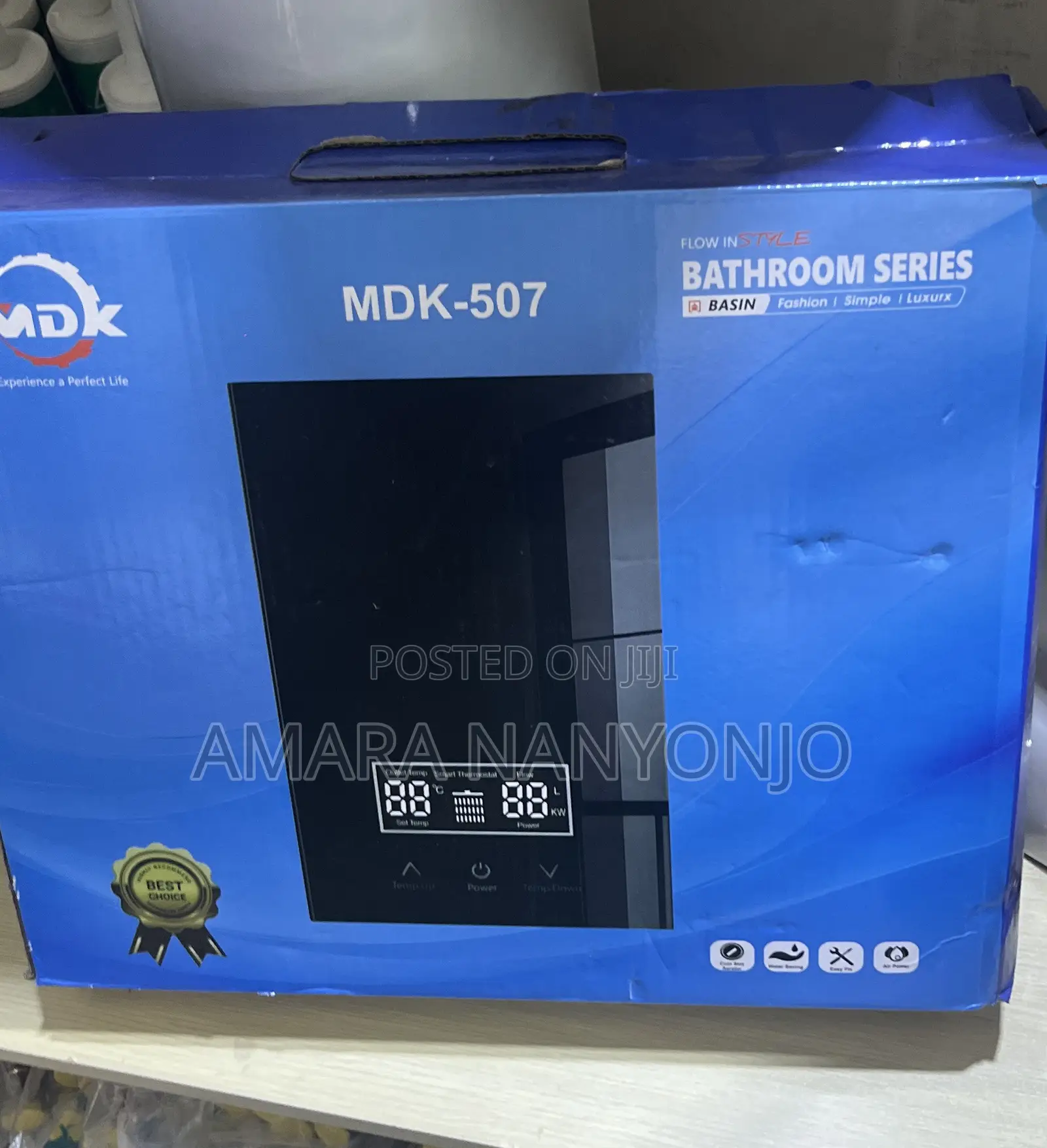 Toilet and Bathroom / Water Heater Combo Complete
