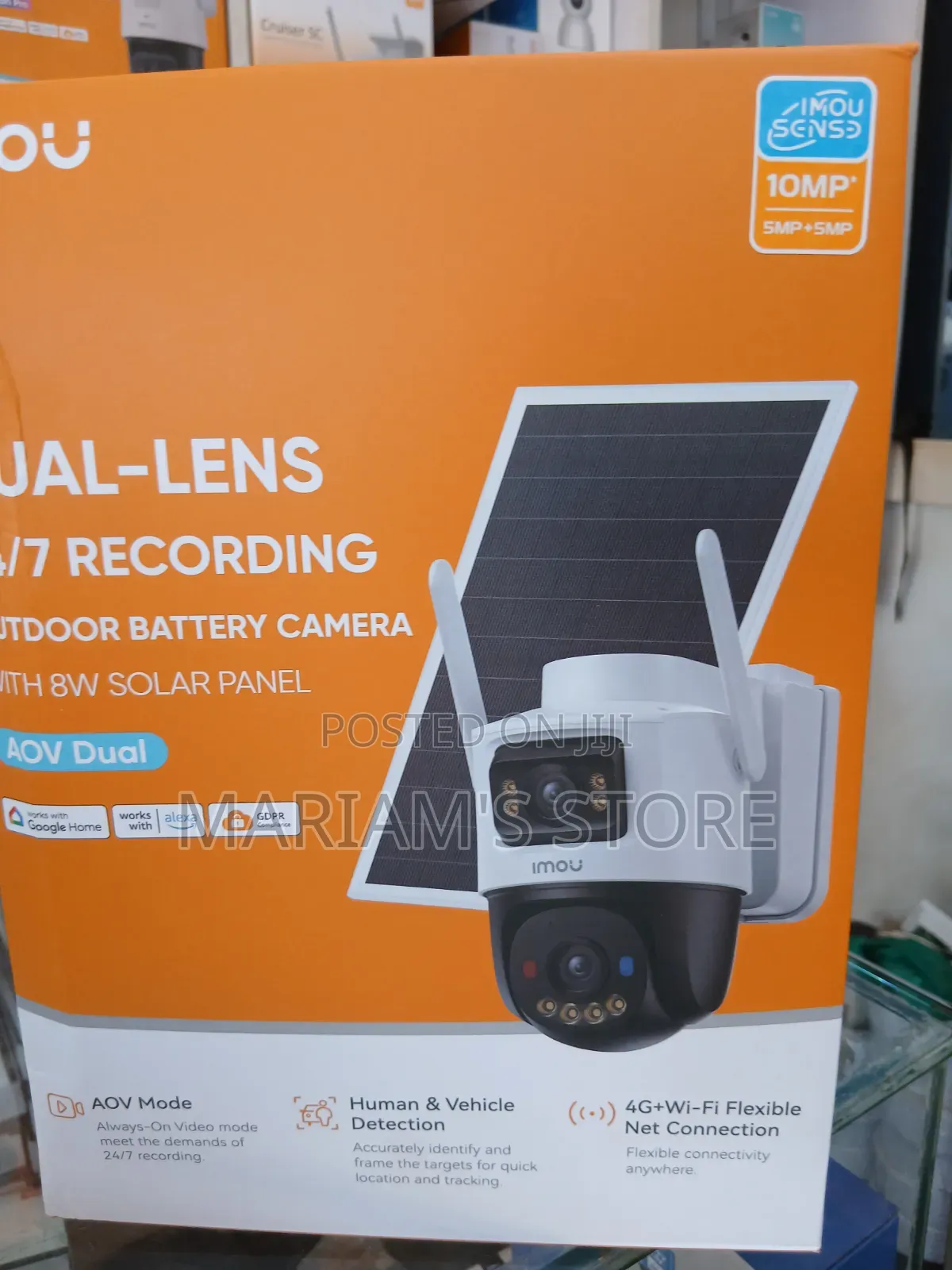 Imou AOV Dual Lens10MP Outdoor Battery Camera S