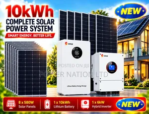 10kwh 48v Massive Clean Energy Hybrid/Lithium Solar System Full Kit
