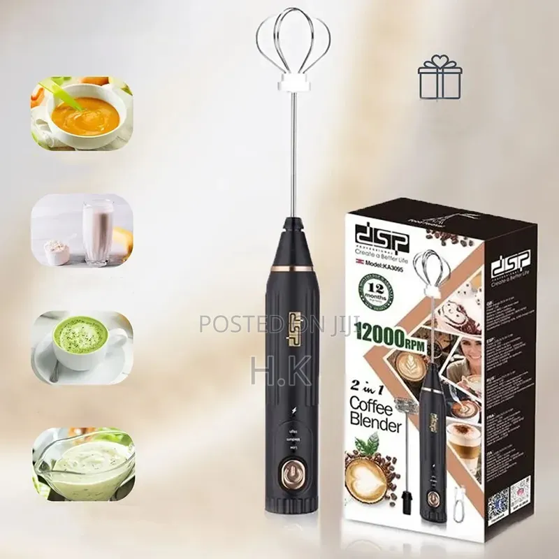 DSP Battery Rechargeable Milk Cappuccino Maker