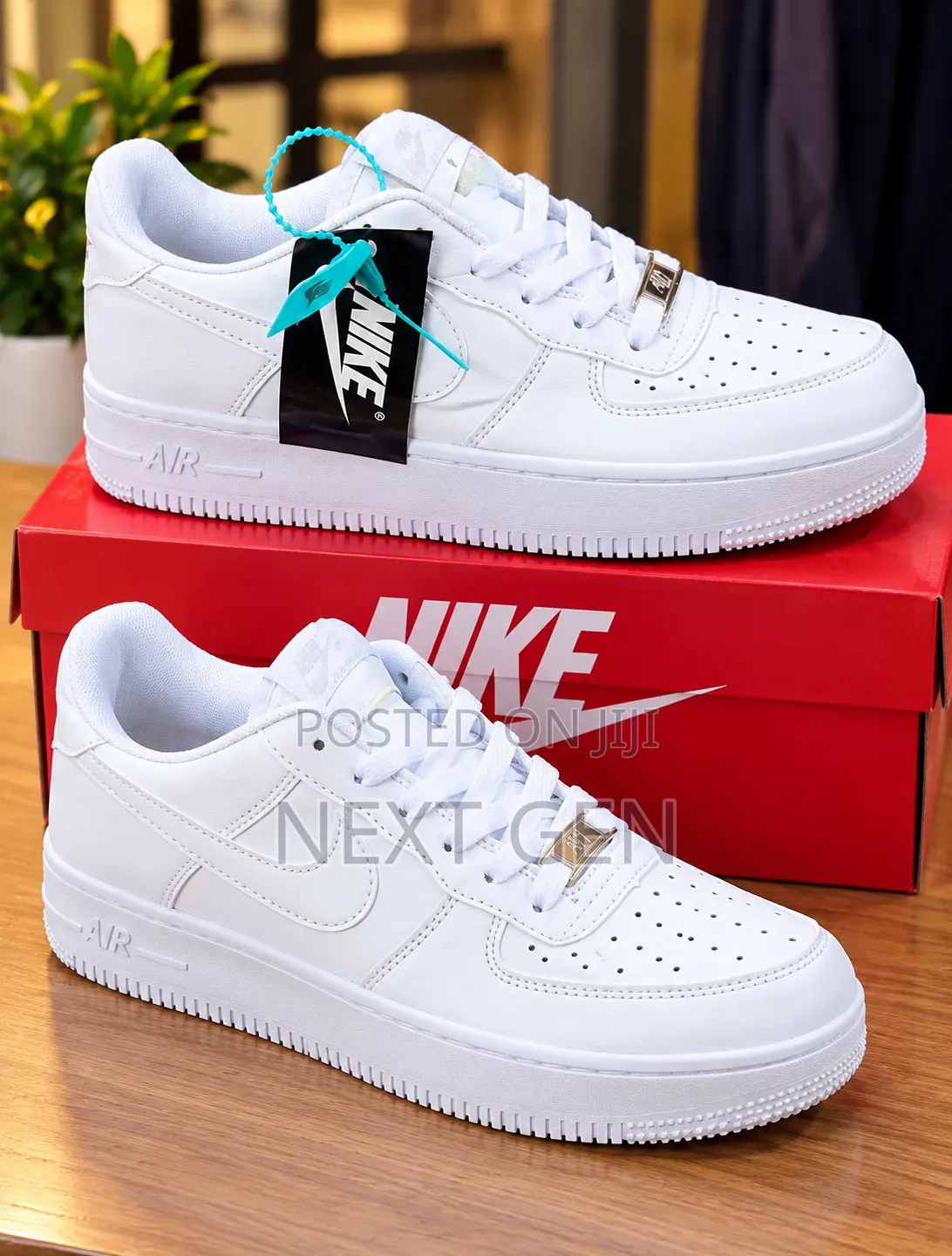 Nike Air Force 1 White Sneakers – Sizes 40–45