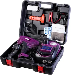 Hydraulic Car Jack and Impact Wrench Kit