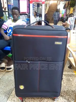 Original Cloth Suitcase. Prince. Extra Large.( Black and Red)