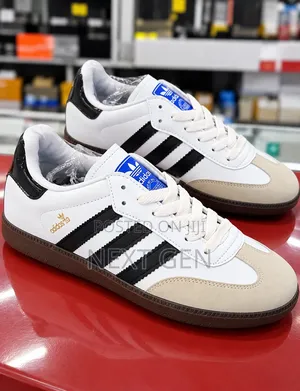 Adidas Samba OG Sneakers – White/Black | Sizes 40–45