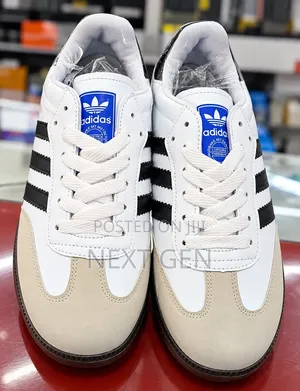 Adidas Samba OG Sneakers – White/Black | Sizes 40–45