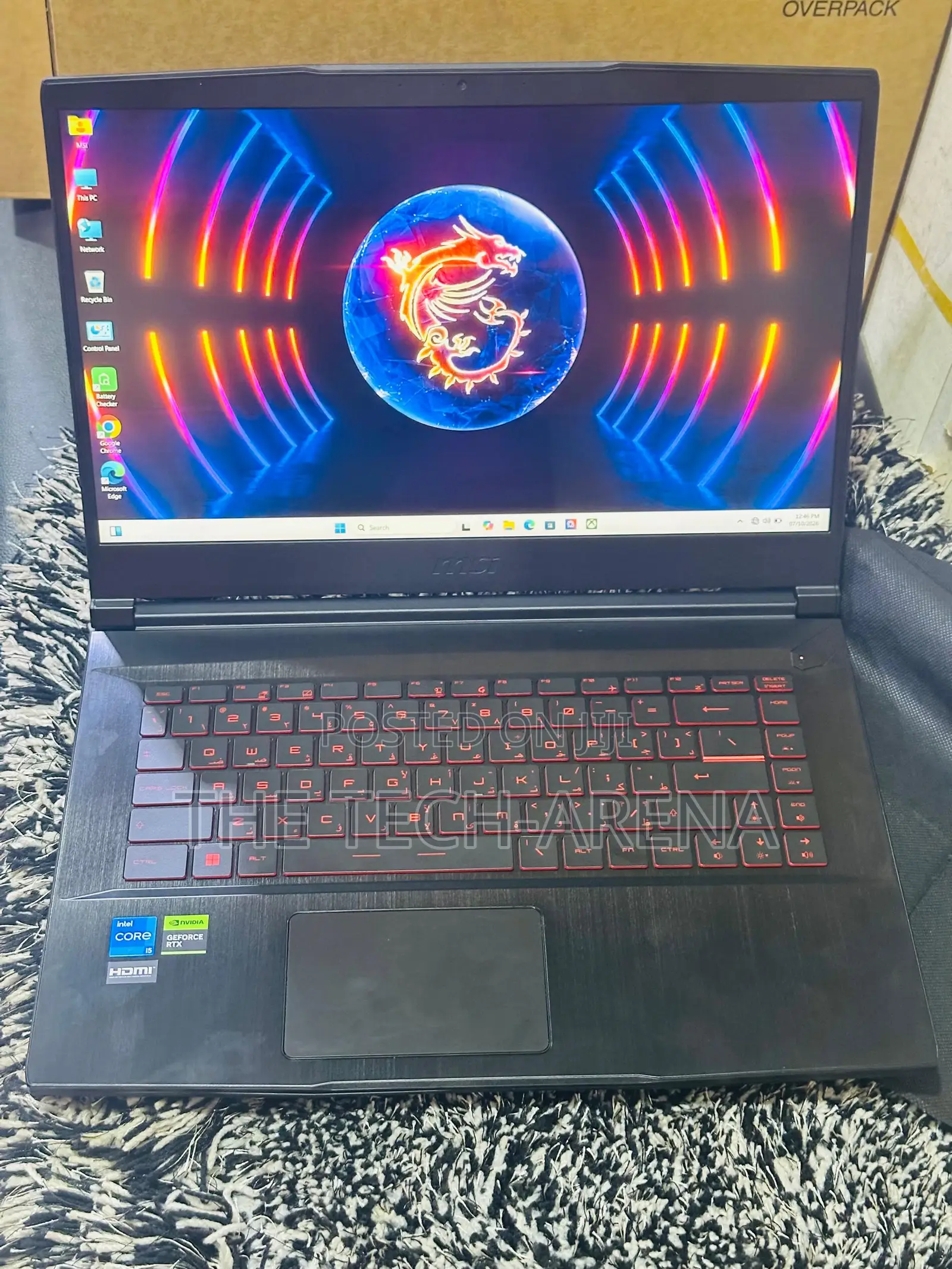 New Laptop MSI GF63 8GB Intel Core i5 SSD 512GB