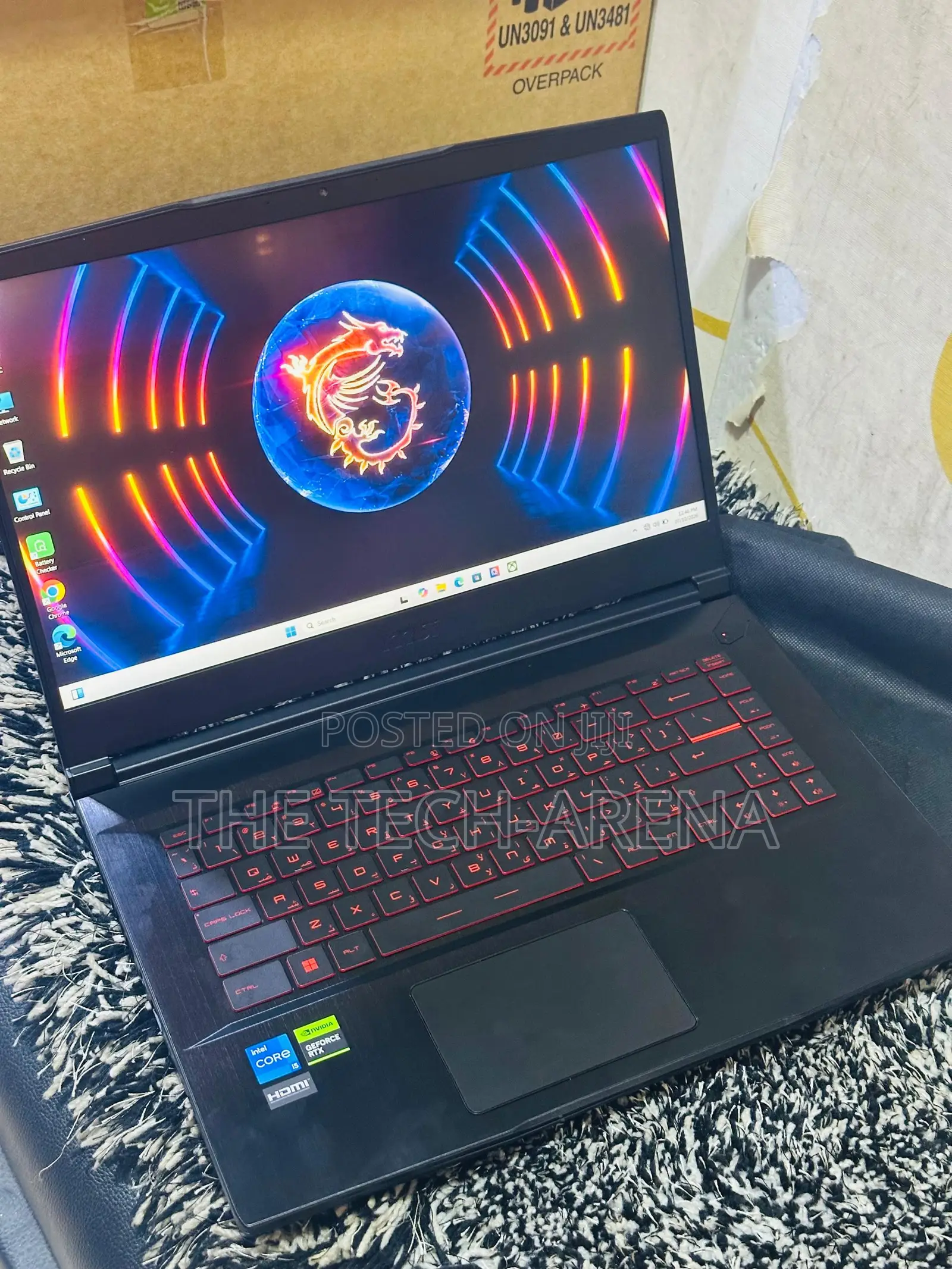 New Laptop MSI GF63 8GB Intel Core i5 SSD 512GB