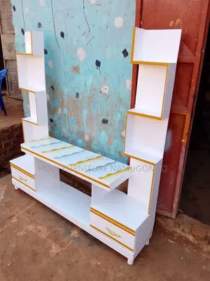TV Stand Made Out of Hard Wood