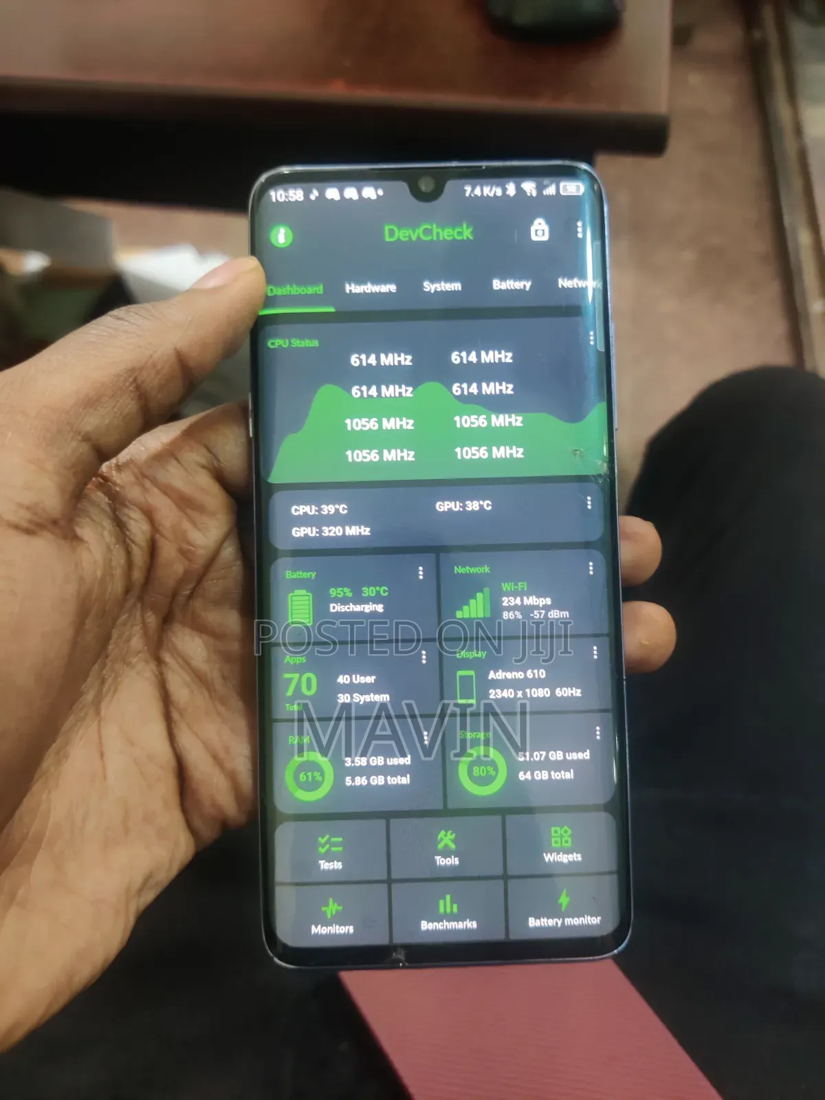 TCL 10 Plus 64 GB Blue