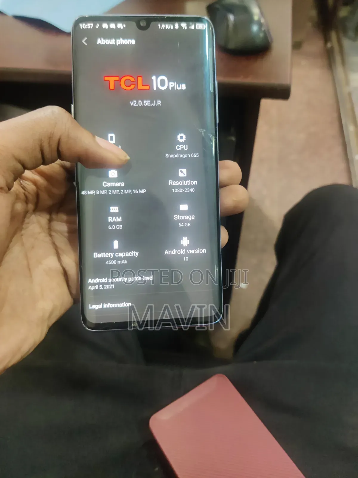 TCL 10 Plus 64 GB Blue