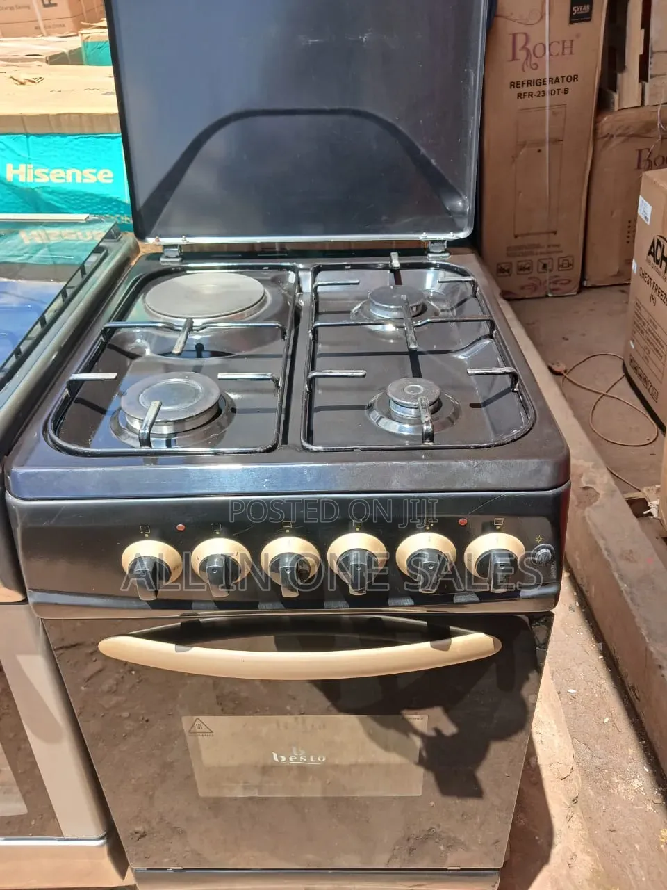 Besto Electric Gas Cookers With Electric Oven
