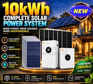 10kwh 48v Lakeside Hybrid/Lithium Solar System Full Kit