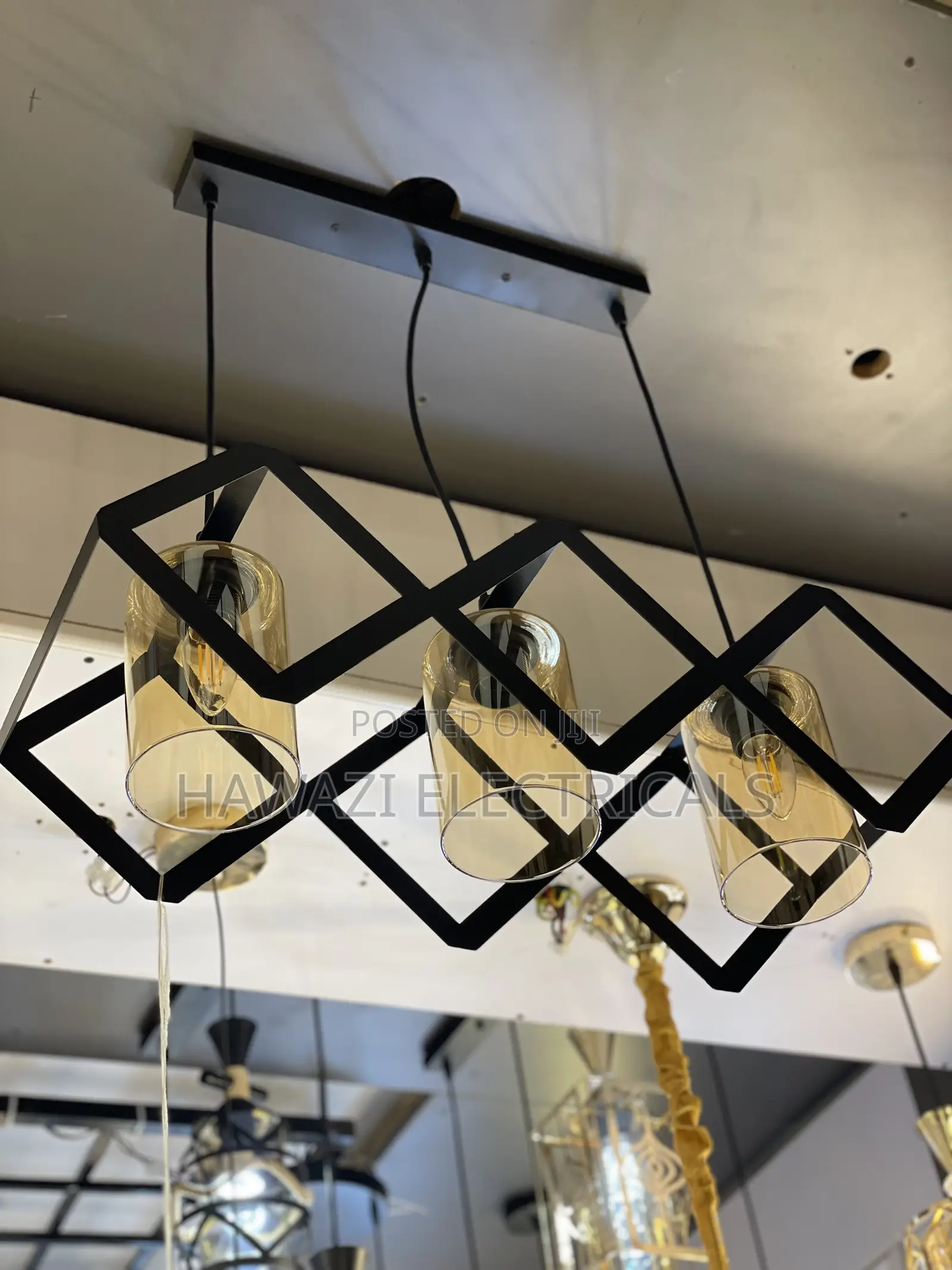 Kitchen Light /Glass Pendant With Bulb Holders
